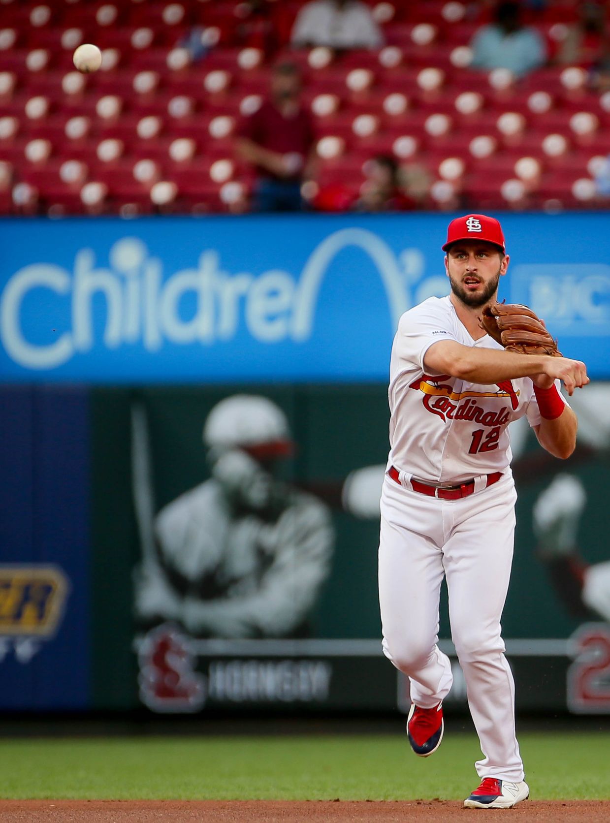St. Louis Cardinals take on the Miami Marlins at Busch